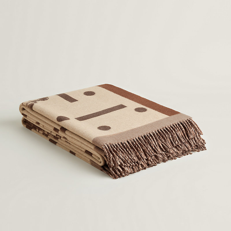 Zebre Zig Zag blanket | Hermès USA